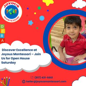 Explore Joyous Montessori at Our Open House This Saturday