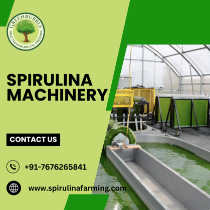 Innovative Spirulina Dryer and Machinery at Green Bubble Algal Works